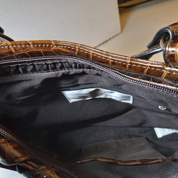 Big Bubbha Satchel Vinyl Silver tone Metal Cottagecore Grandmacore - Picture 4 of 8